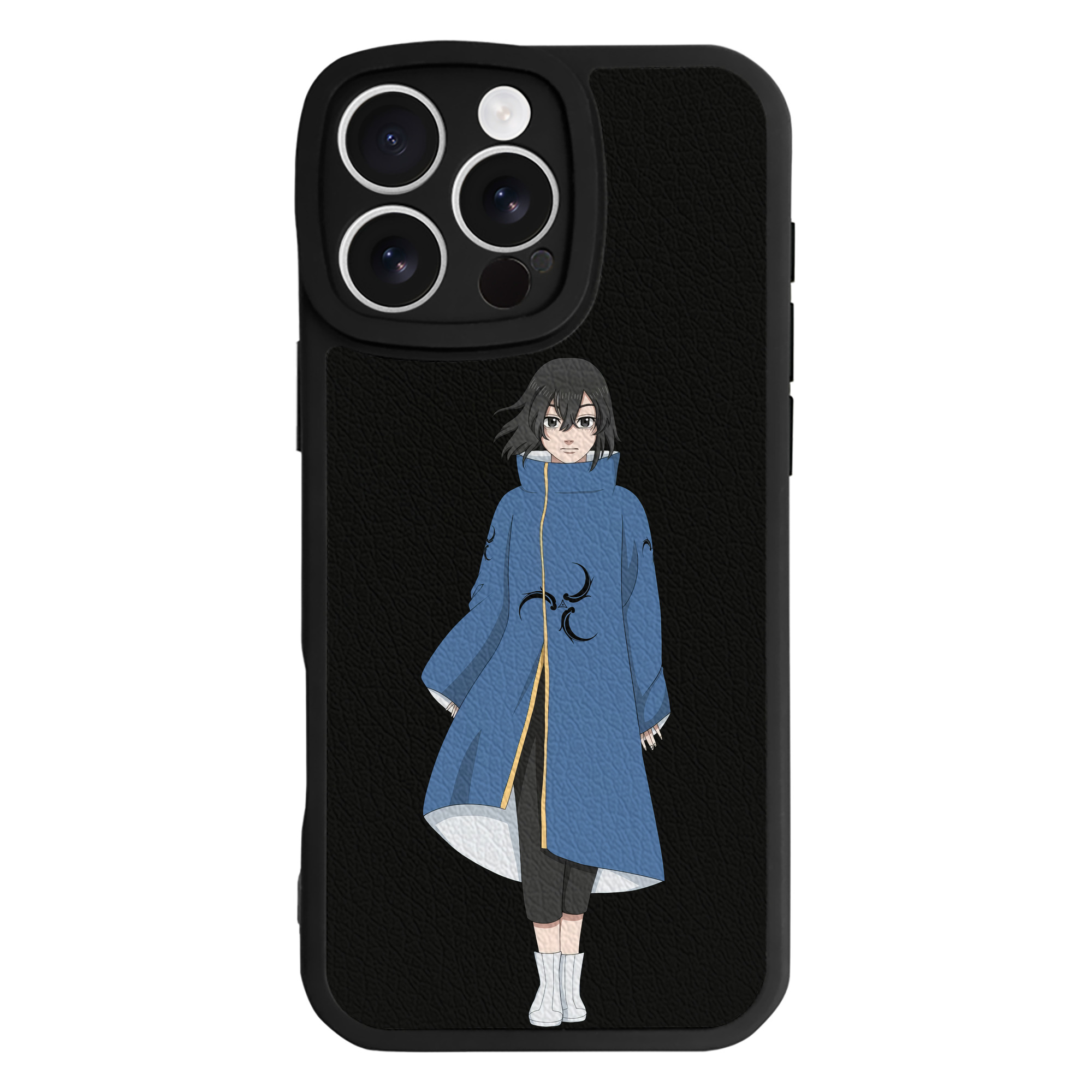 （画像用） 東京リベンジャーズ Tokyo Revengers 【iPhone 16シリーズ対応】シリコンスマホケース（レザー調） 材質：シリコン